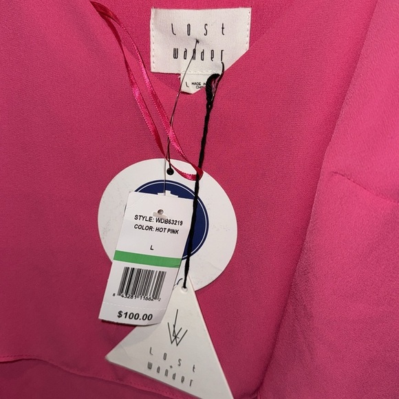 Pink Ruffled Tier Cocktail Dress - Picture 7 of 7